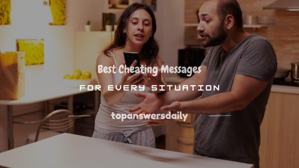 cheating messages