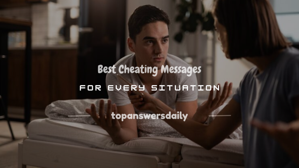 cheating messages